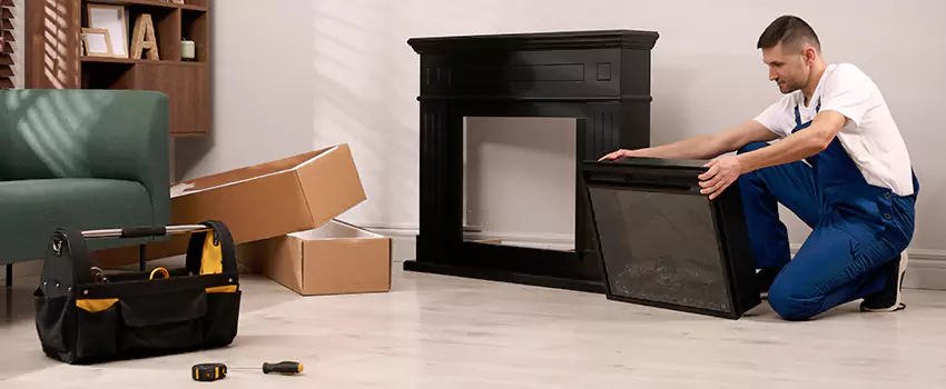Old Rusted Metal Fireplace Repair And Replacement in Northport, AL