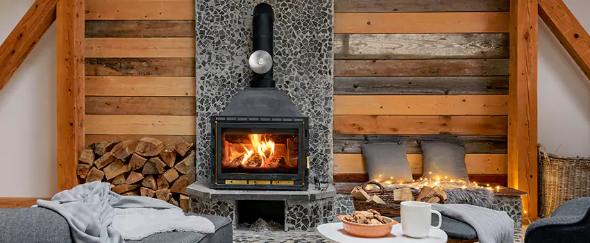 Thelin Hearth Products Direct Vent Gas Stove Fireplace Inspection in Northport, Alabama
